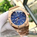 Audemars Piguet Royal Oak Blue Dial Rose Gold Blue Face Watches Low Price_th.jpg